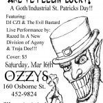 Goth-Industrial St Patrick's Day at Ozzys