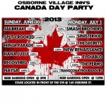Canada Day Weekend Lineup - Jun30 + Jul1 @ZooOzzysWpg