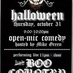 Halloween Open-mic Comedy, Boo Country