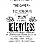 Apr12: Relentless @TheCavernWPG