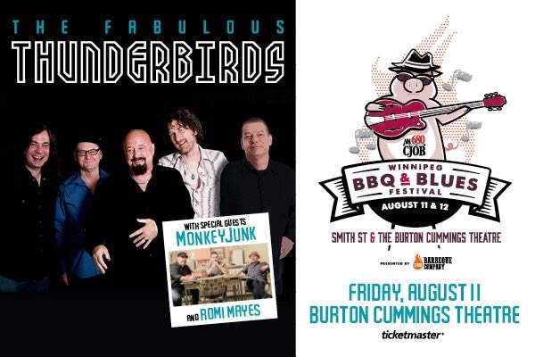 The Fabulous Thunderbirds, Aug11 @TheBurtWPG @WpgBBQandBlues