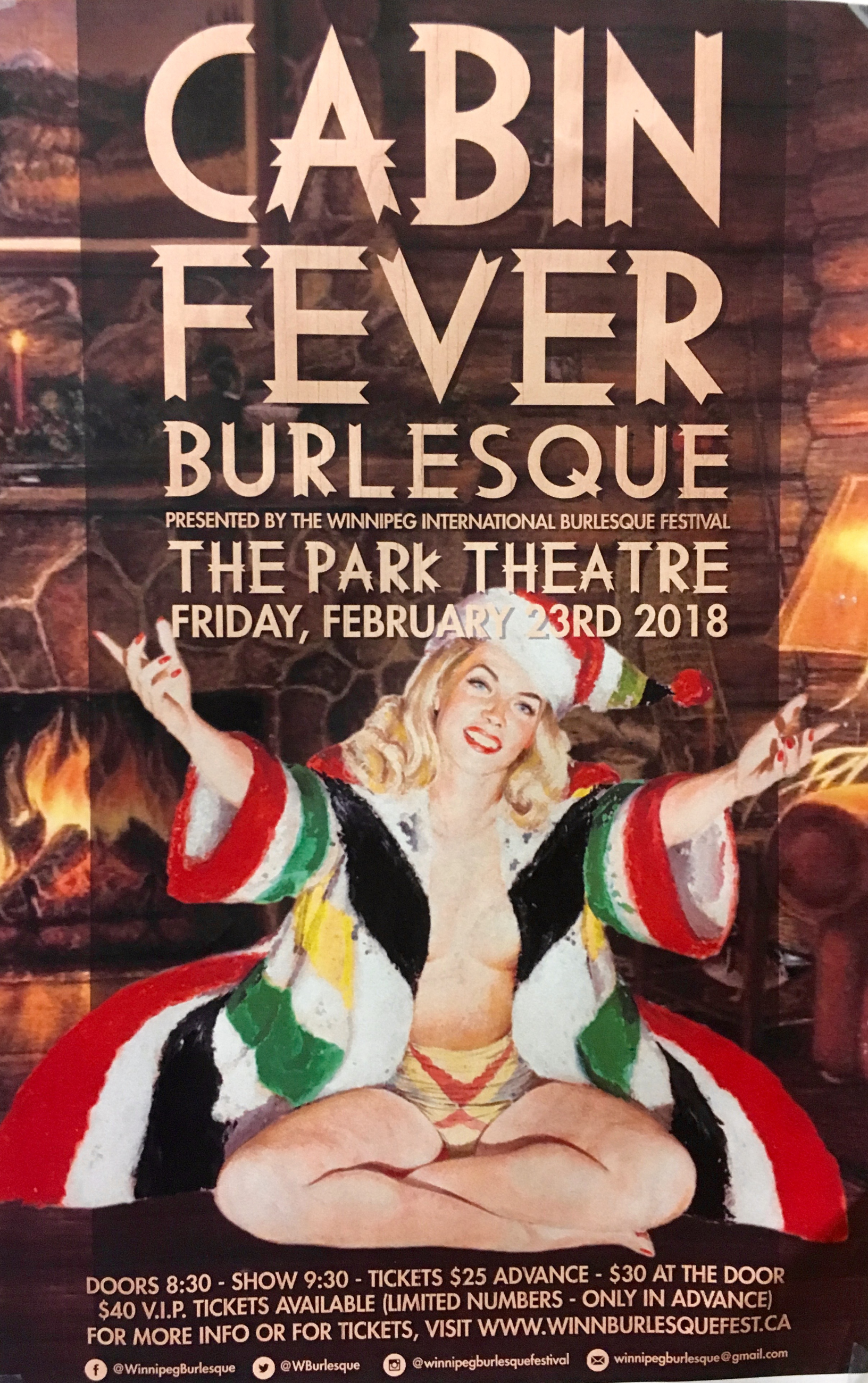 Cabin Fever Burlesque - Feb23 @MyParkTheatre