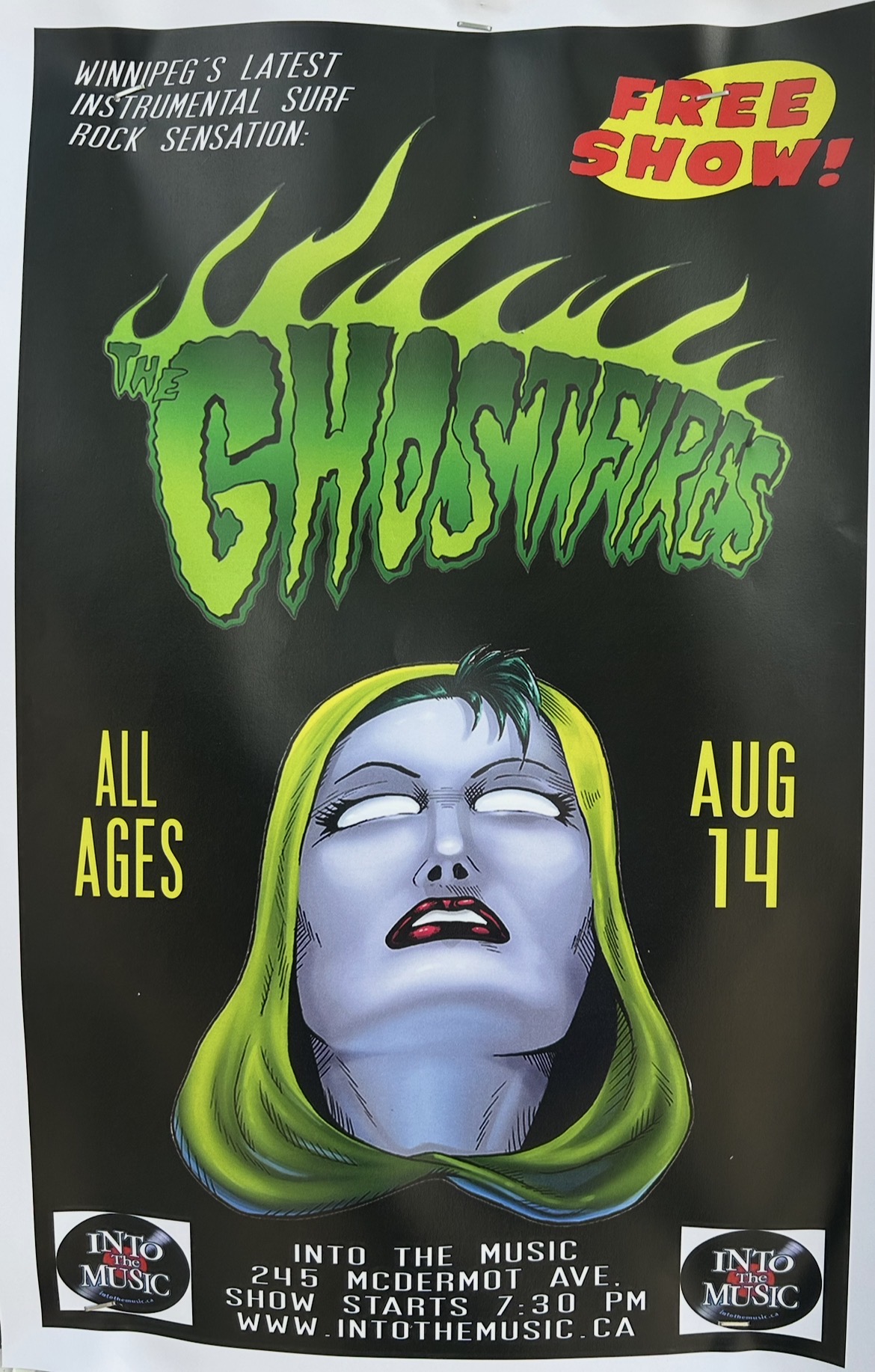 GHOSTFIRES Aug 14 Free Show, All Ages