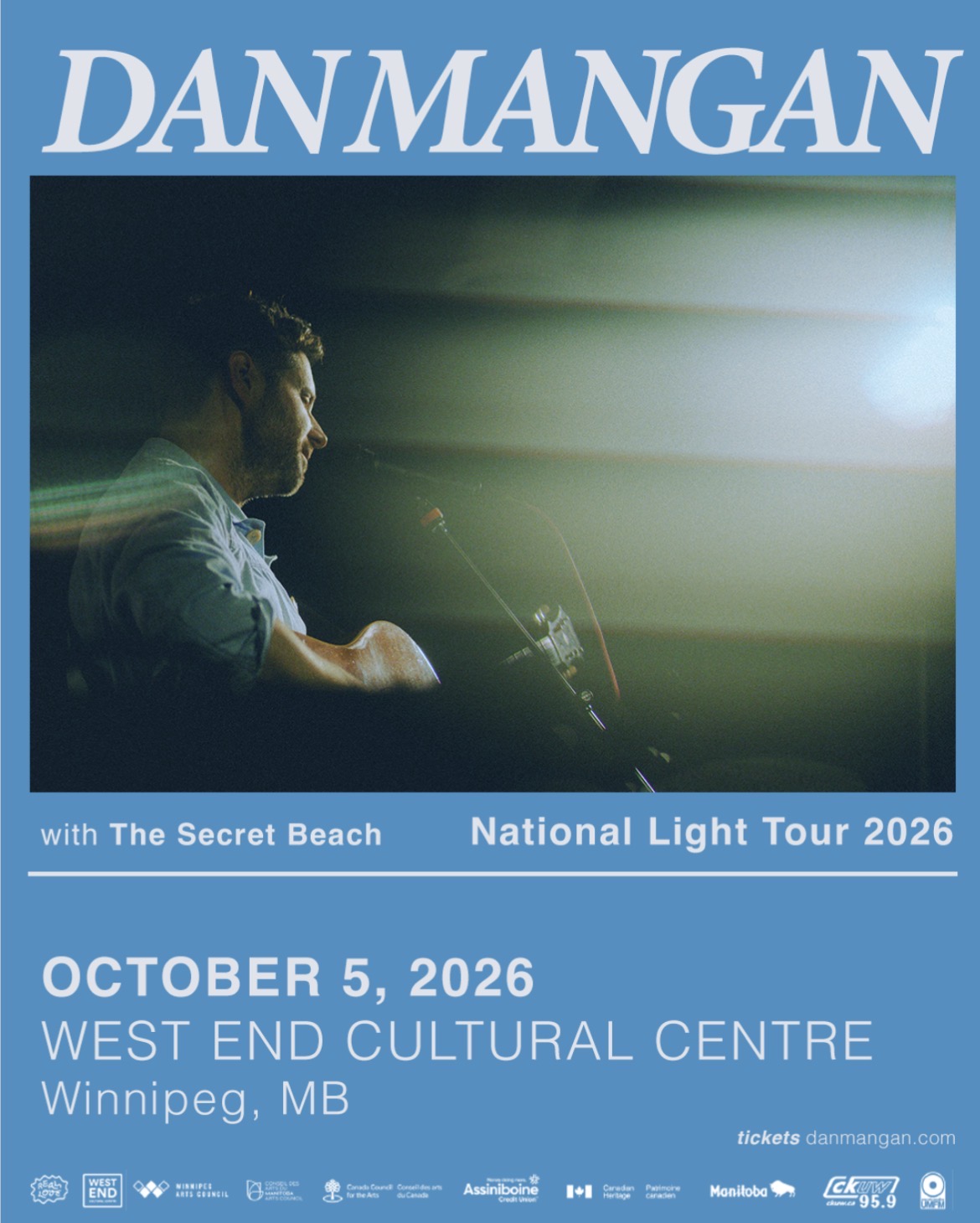 Dan Mangan with The Secret Beach