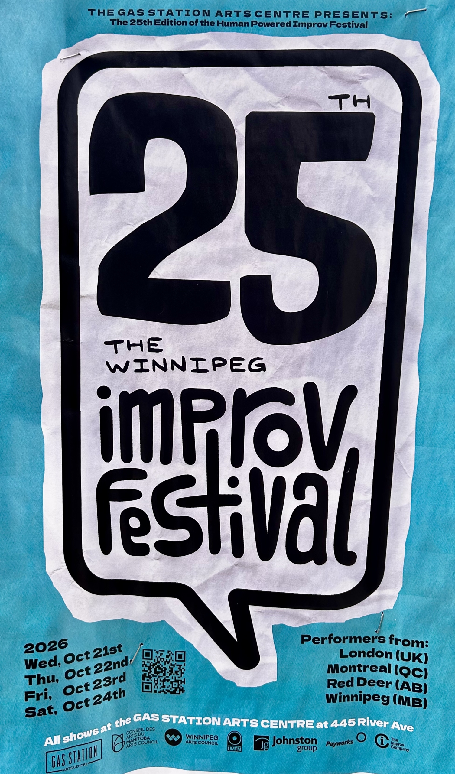 Winnipeg Improv Festival Oct21-24